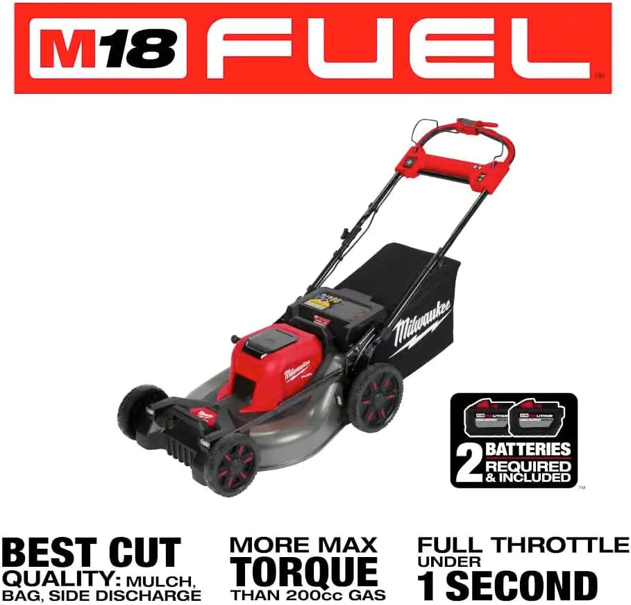 Milwaukee Electric - M18 Fuel. 21 SELF-PROPELLED Dual Battery Mower KI