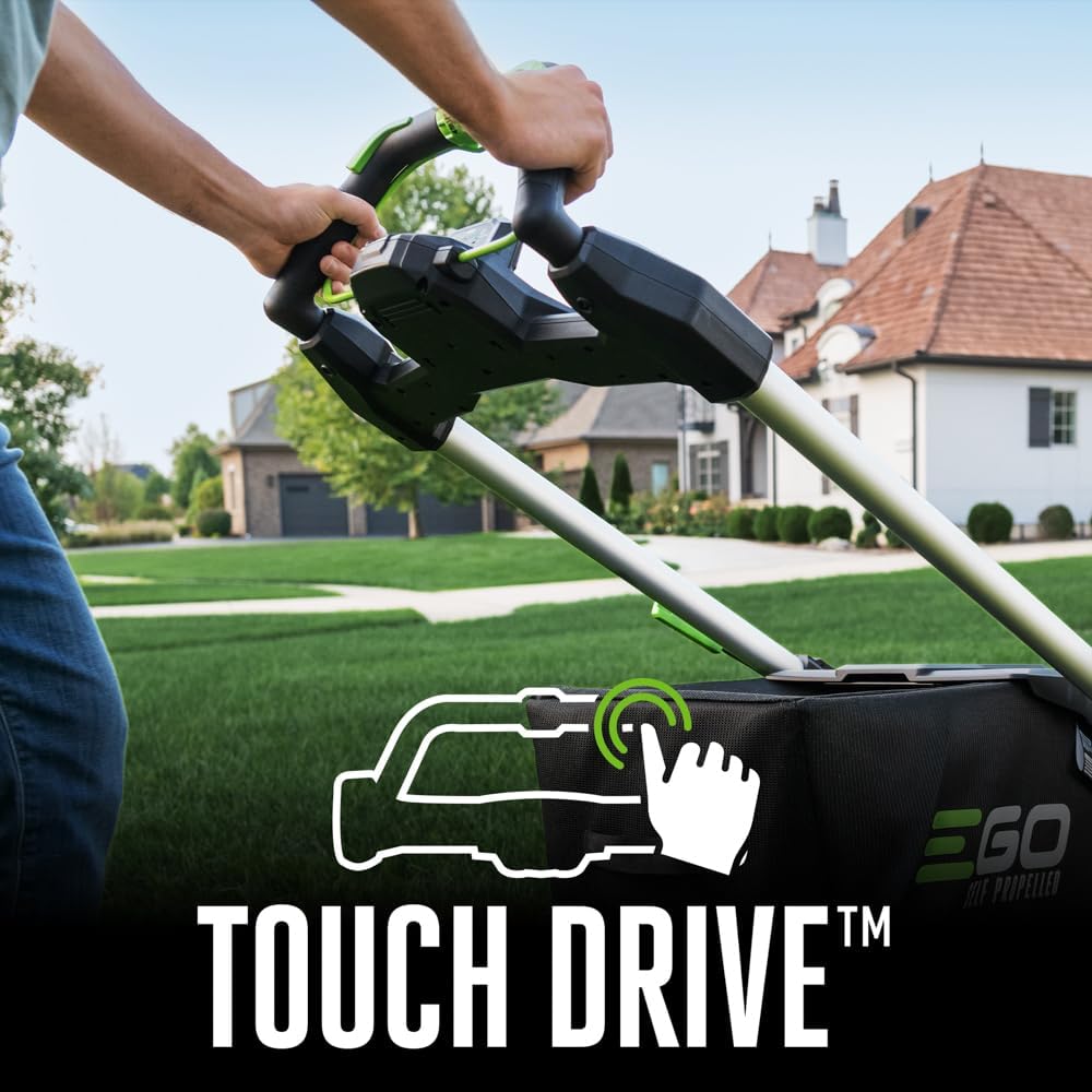 EGO POWER+ Electric Lawn Mower, Self-Propelled Cordless with 22" Aluminum Deck, Select Cut and Touch Drive, Includes 56V 10.0Ah Battery and Charger - LM2206SP