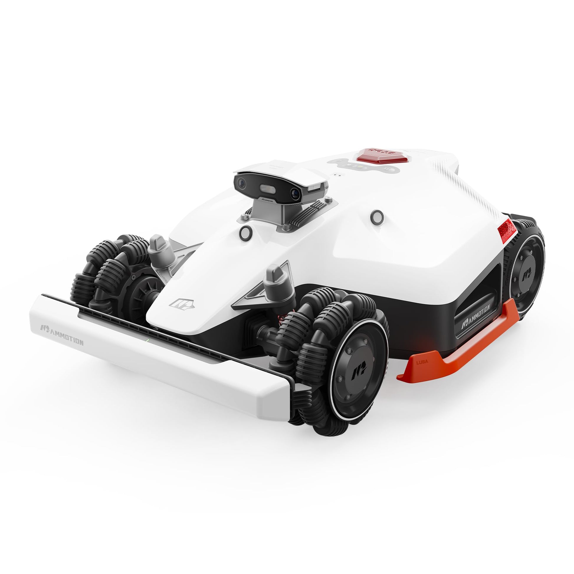 Mammotion LUBA 2 AWD 5000X Robot Lawn Mower with 4G, All-Wheel-Drive for 80% Slope, Perimeter Wire Free for 1.25 Acres, UltraSense AI Vision & RTK Auto-Mapping, 1.0"-2.7" Adjustable Cutting Height