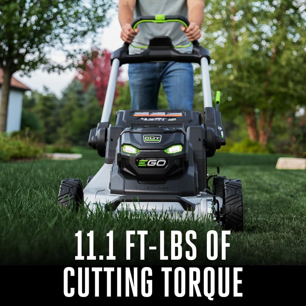 EGO POWER+ Electric Lawn Mower, Self-Propelled Cordless with 22" Aluminum Deck, Select Cut and Touch Drive, Includes 56V 10.0Ah Battery and Charger - LM2206SP