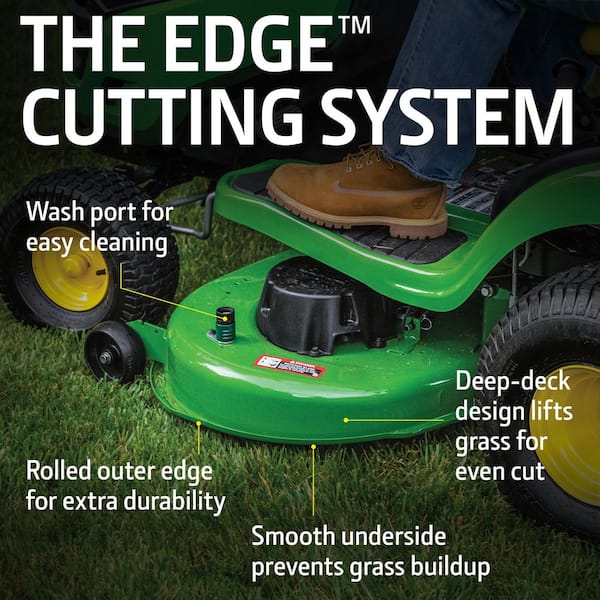 John Deere S100 42-inch 17.5 HP Gas Hydrostatic Riding Lawn Mower