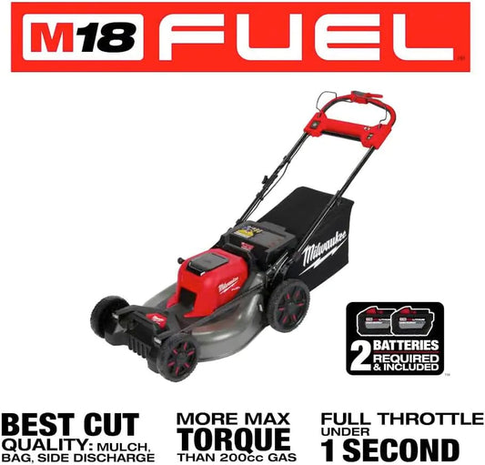 Milwaukee Electric - M18 Fuel. 21 SELF-PROPELLED Dual Battery Mower KI