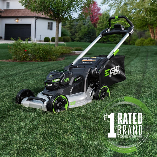 EGO POWER+ Electric Lawn Mower, Self-Propelled Cordless with 22" Aluminum Deck, Select Cut and Touch Drive, Includes 56V 10.0Ah Battery and Charger - LM2206SP