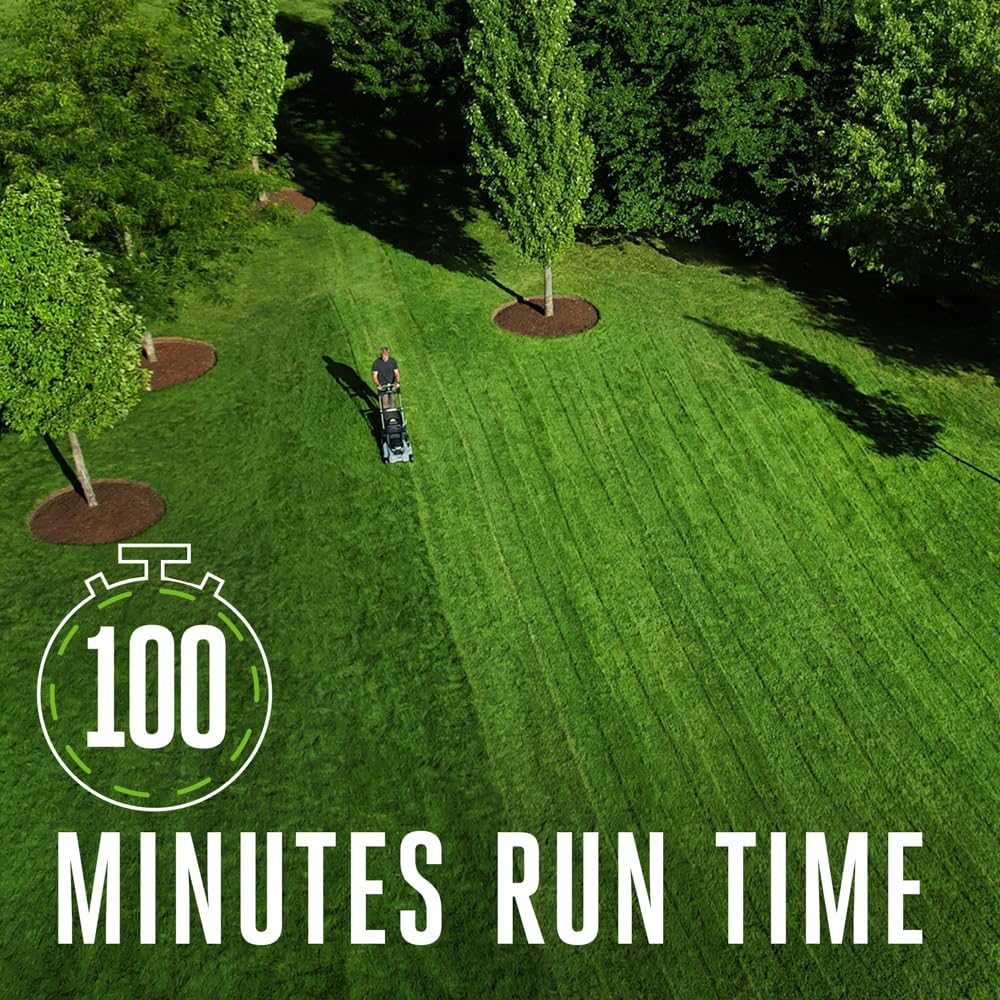 EGO POWER+ Electric Lawn Mower, Self-Propelled Cordless with Select Cut and Touch Drive, Includes (2) 56V 6.0Ah Batteries and Rapid Charger - LM2134SP-2